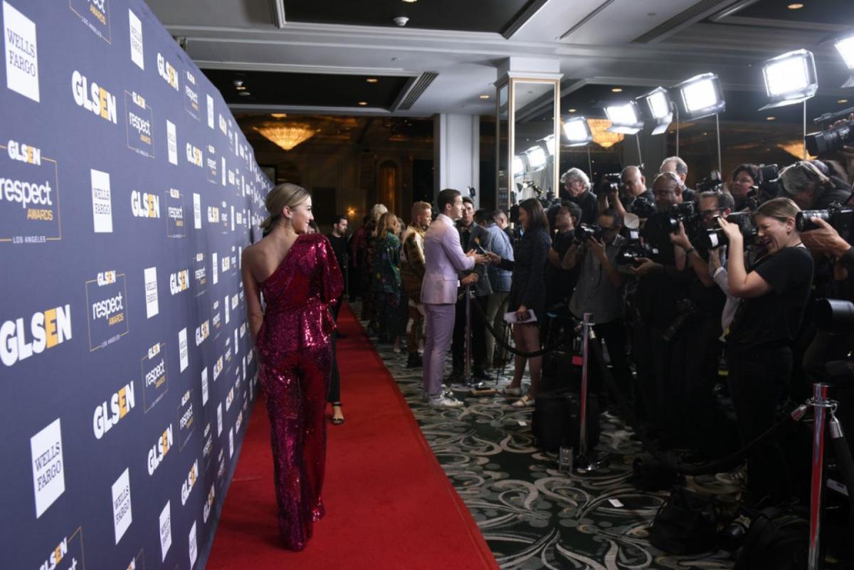 American actress Chelsea Kane at 2019 GLSEN Respect Awards 80